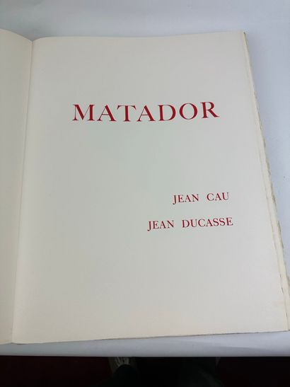 Jean DUCASSE - Jean CAU
 Matador.
 20 Lithographies...