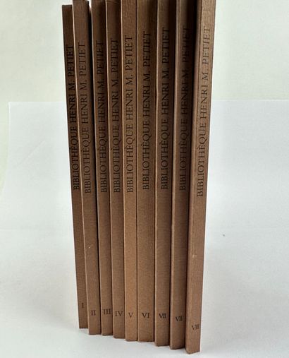 null 1991-1997 PETIET HENRI-MARIE Bibliothèque Henri M. Petiet. 9 volumes in-4 b...