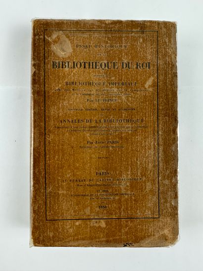null 1856 PARIS LOUIS ESSAI HISTORIQUE SUR LA BIBLIOTHEQUE DU ROI AUJOURD' HUI BIBLIOTHEQUE...
