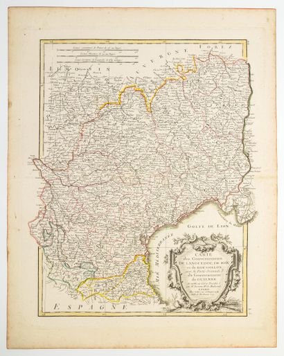 null «Carte des Gouvernements de LANGUEDOC, de FOIX et de ROUSSILLON, avec la partie...