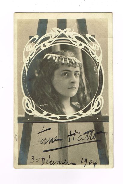 null OPERA - Jeanne HATTO(1879-1958, cantatrice mezzo-soprano, elle fut la compagne...