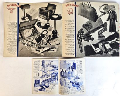 null COMMERCE / Ensemble de 17 catalogues et publicités des Années 30: «Galeries...