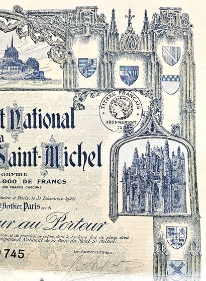 null MONT SAINT MICHEL / «Groupement National de la Baie du Mont-Saint-Michel»: Rare...