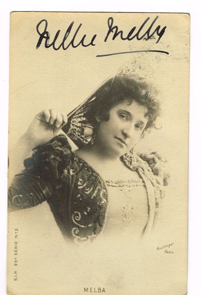 null OPERA - Nellie MELBA(1861-1931, cantatrice australienne, c'est en son honneur...