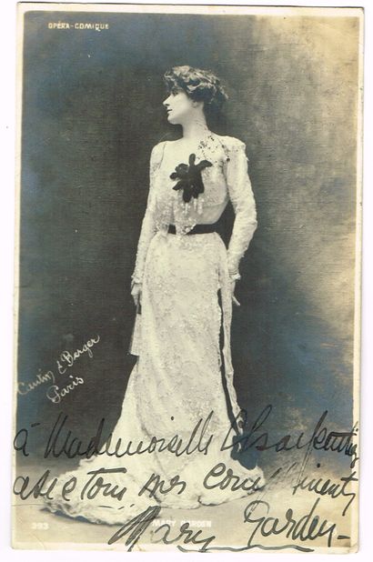 null OPERA - Mary GARDEN(1874-1967, cantatrice écossaise) / Photo sur carte postale...