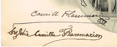 null ASTRONOMIE - Camille FLAMMARION(1842-1925, astronome) & Sylvie FLAMMARION- née...