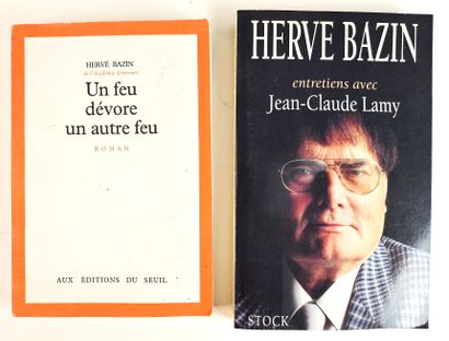 null (Envois) Hervé BAZIN / Suite de 2 volumes en éditions originales, tous 2 avec...