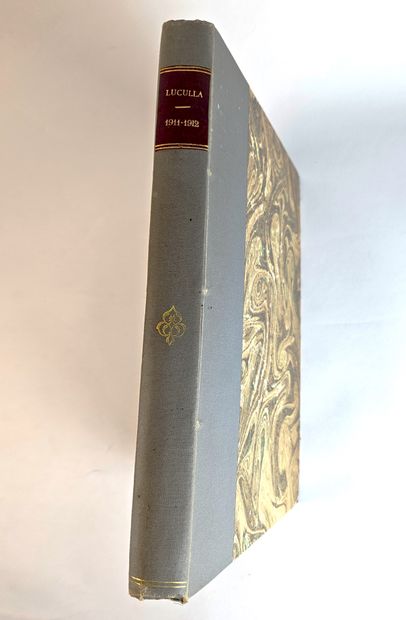 null GASTRONOMIE / Ensemble de 3 ouvrages: 1°) «Luculla1911-1912», réunion en 1 volume...