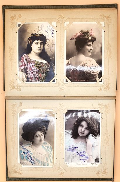 null LA FEMME A LA BELLE-EPOQUE / Importante collection de100 autographes de femmes...