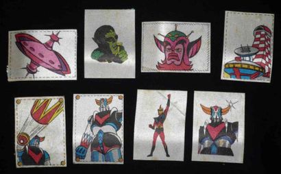 null GOLDORAK Ensemble de 8 stickers tirés de l'univers du héros (à coudre sur les...