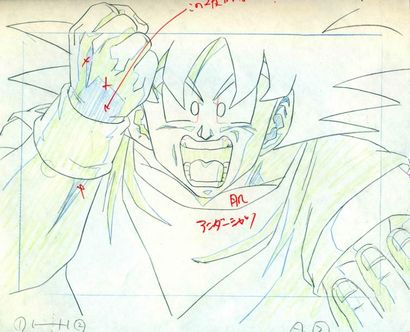 null DRAGON BALL Z D'après Akira Toriyama Studio Toei Dessin original d'animation...