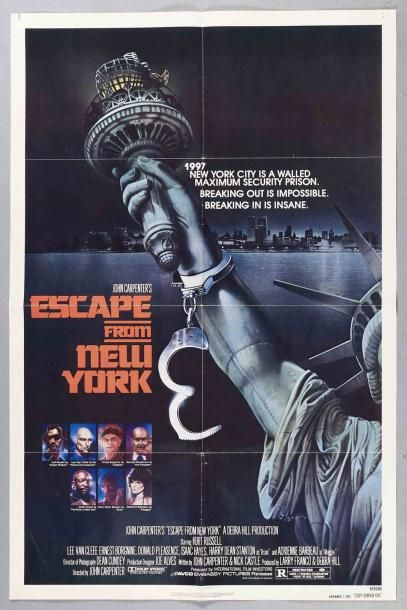 null ESCAPE FROM NEW YORK (New York 1997) - PREVENTIVE, 1981 CARPENTER John 70 x...