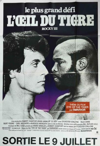 null Rocky II: l'oeil du tigre - 1982 STALLONE Sylvester affiche promotionnelle imprimée...