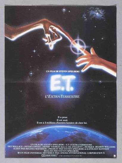 null E.T. l'EXTRATERRESTRE, 1982 SPIELBERG Steven 40 x 50 cm Etat A