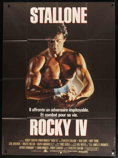 null ROCKY 4, 1985 STALLONE Sylvester 120 x 160 cm Etat A