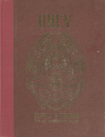  Livre Supply & Demand: The Art of Shepard Fairey Signé et daté par Shepard OBEY... Gazette Drouot