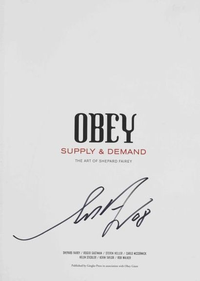 null Livre E pluribus venom: The Art of Shepard Fairey Signé et daté par Shepard...