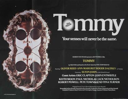 Affiche originale Anglaise 1975 THE WHO TOMMY...