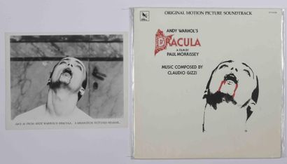 null Vinyle du film de Paul Morissey «DRACULA» par ANDY WARHOL + Photo de Presse...