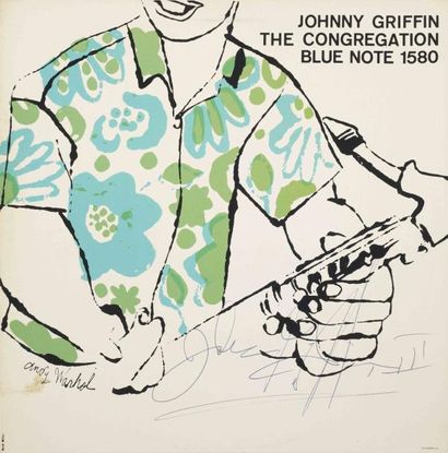 null Vinyle JOHNNY GRIFFIN The Congregation Pochette d'Andy Warhol, signé par Johnny...