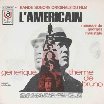 GEORGES MOUSTAKI L'Américain Label: U.A 2C 006 90521 Format: SP Country: U.S.A 1976...