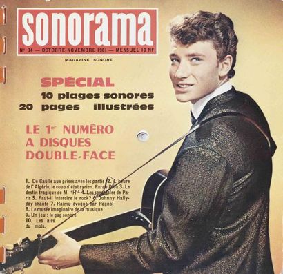 Johnny HALLYDAY Sonorama N°34 Format: EP Pressage: France 1961 Disque / Record &...