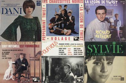 null Collection Vinyles 45 Tours EP d'ARTISTES FRANCAIS Années 60 Vinyl Collection...