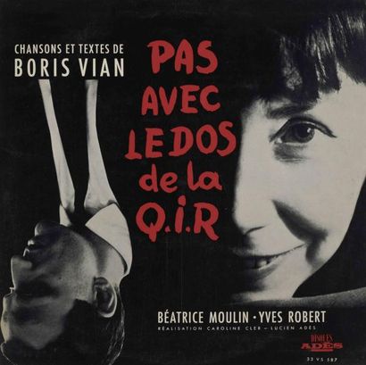 Boris Vian Pas avec le dos de la q.i.r. Label: ADES VS 587 Format: LP Pressage: France...