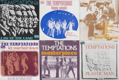 null Collection Vinyles 45 Tours de Pochettes Françaises des TEMPTATIONS Vinyl Collection...