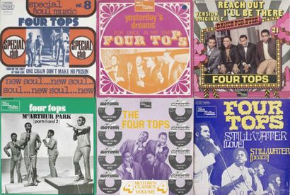 null Collection Vinyles 45 Tours de Pochettes Françaises des FOUR TOPS Vinyl Collection...