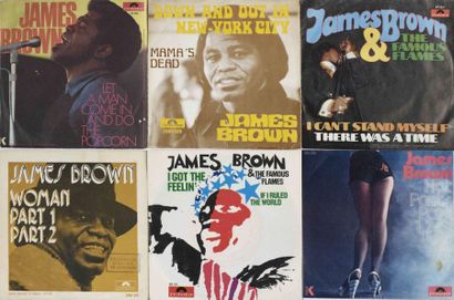 null Collection Vinyles 45 Tours SP de Pochettes Allemandes de JAMES BROWN Vinyl...