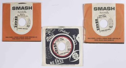 null 3 Vinyles 45 Tours SP de JAMES BROWN sur le label Smash promo copie 3 Vinyls...