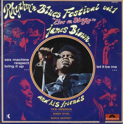 James BROWN Rhythm'N'Blues Festival Vol.1 & 2 Unique French Cover VG+ minimum Pochette...