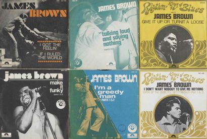 null Collection Vinyles 45 Tours SP de Pochettes Françaises de JAMES BROWN Vinyl...