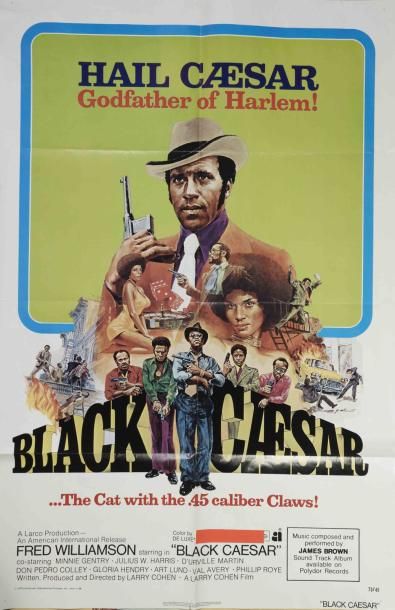 null Affiche originale americaine du film BLACK CAESAR Format 68 x 104 cm Bon état,...
