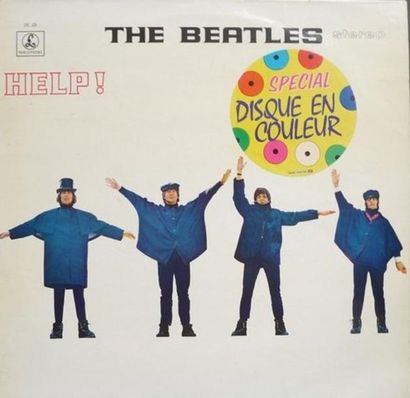 THE BEATLES Help! Vinyle Couleur Vert Green color vinyl Made in France Label: Apple-Emi...