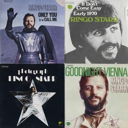 RINGO STARR Lot de Quatre 45 T lot of 4 singles PS Made in France Only you - Goodnight...