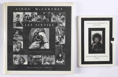null Livre LINDA McCARTNEY Sixties + Postcard Calendar Ed. du Chêne 1994 Bon éta...