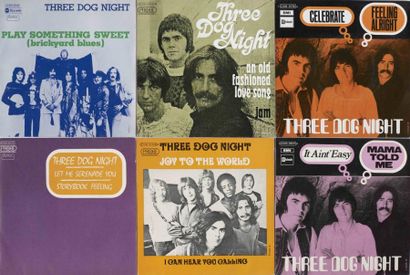 null Collection Vinyles 45 Tours de Pochettes Françaises de THREE DOG NIGHT Vinyl...
