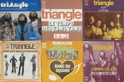 null Collection Vinyles 45 Tours de Pochettes Françaises de TRIANGLE Vinyl Collection...