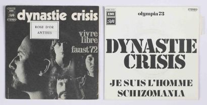 null 2 Vinyles 45 Tours SP de Pochettes Françaises de DYNASTY CRISIS 2 Vinyls 7''...