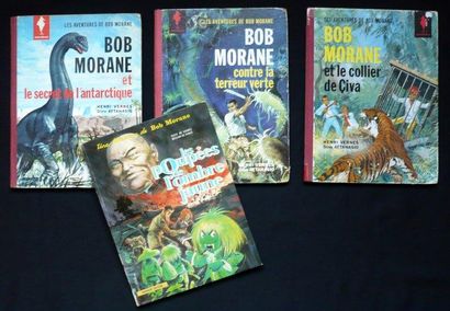 BOB MORANE 4 Volumes en édition originale (antarctique, terreur verte, civa et les...