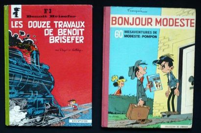 FRANQUIN Modeste et Pompon Bonjour Modeste en édition originale belge (dernier titre...