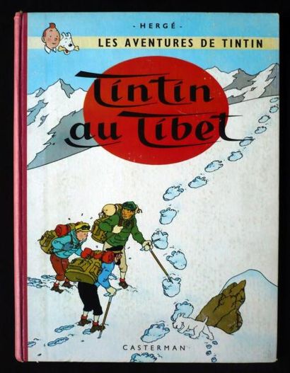 HERGÉ Tintin au Tibet Édition originale belge 4e plat B 29 Album en très bel état...