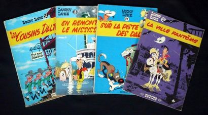 MORRIS Lucky Luke Tomes 12 Les Cousins Dalton, 17 Sur la Piste des Dalton et 25 La...