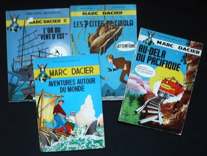 PAAPE Marc Dacier 4 volumes de la série en édition originale (1, 3, 9 et 14) État...