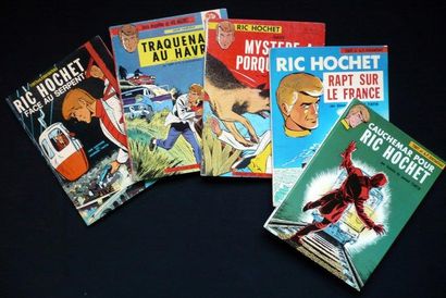TIBET Ric Hochet 5 volumes en édition originale (1, 2, 7, 8 et 11). Etats divers...