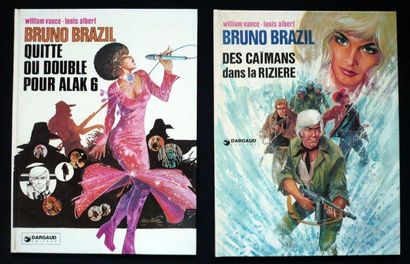 VANCE Bruno Brazil 2 volumes en édition originale (caiman et alak 6) Très bel ét...