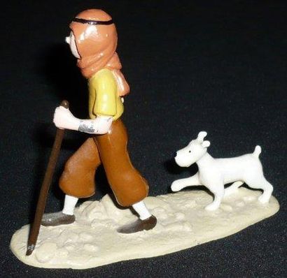 HERGÉ Tintin Les cigares du pharaon: Tintin et Milou dans le désert PIXn° 1162 (boîte...