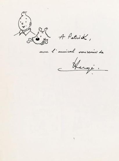 HERGÉ Tintin et les Picaros Édition originale en bon état enrichie d'une très belle...